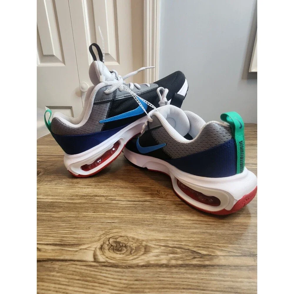Nike Big Kid Air Max INTRLK Lite GS Running Shoes Sz 6.5Y Blk/Grey/Royal Blue - Picture 13 of 15
